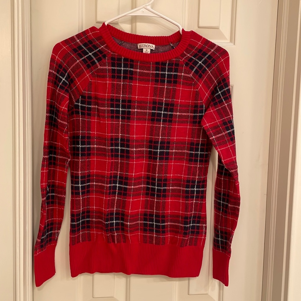 Merona plaid sweater